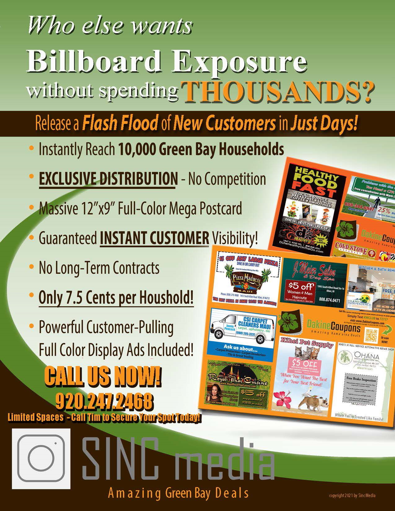 Who wants billboard exposure without spending thousands